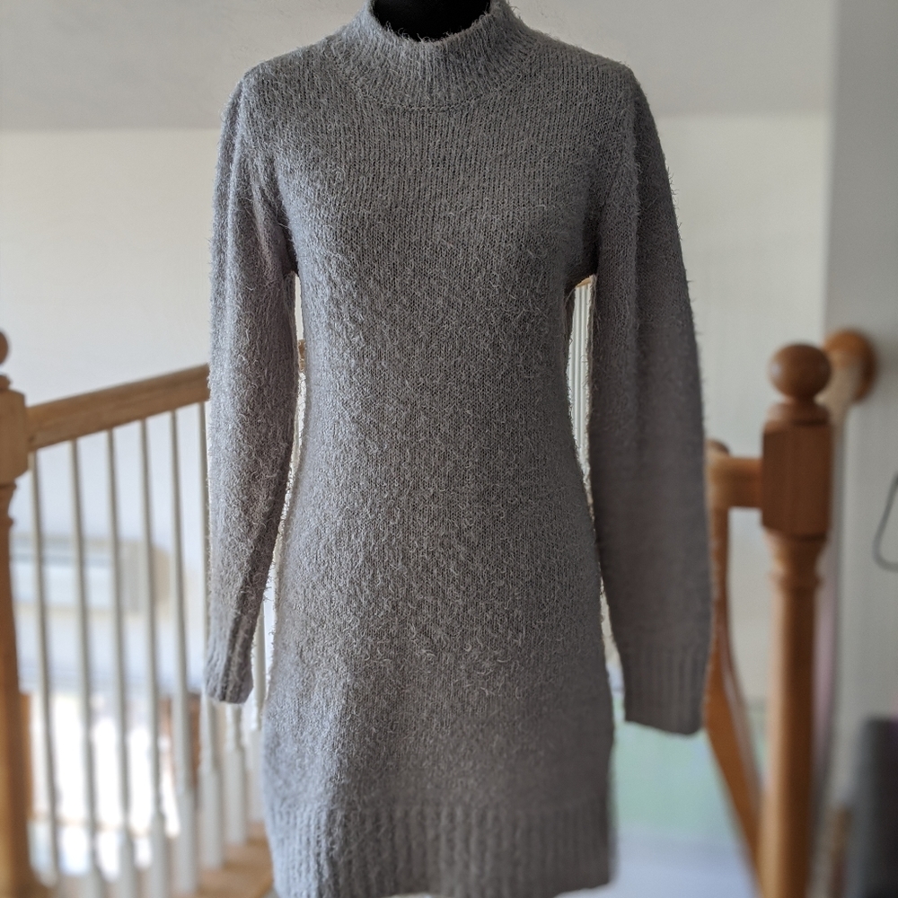 L.A. Gold tunic sweater, juniors XL, gray